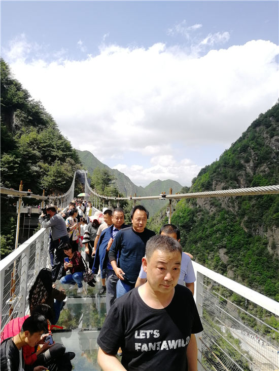 △人气爆棚的大墩峡景区.图/郑智维