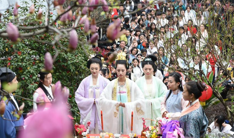 福州:花朝节赏花