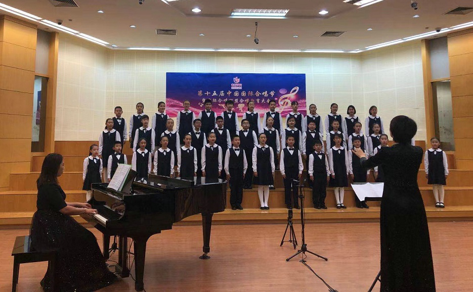 人大附中朝阳学校"天使之声"合唱团获得"一级合唱团"称号