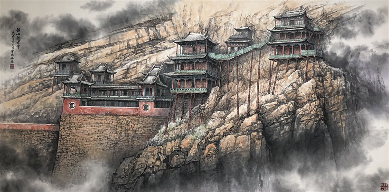《恒山悬空寺》