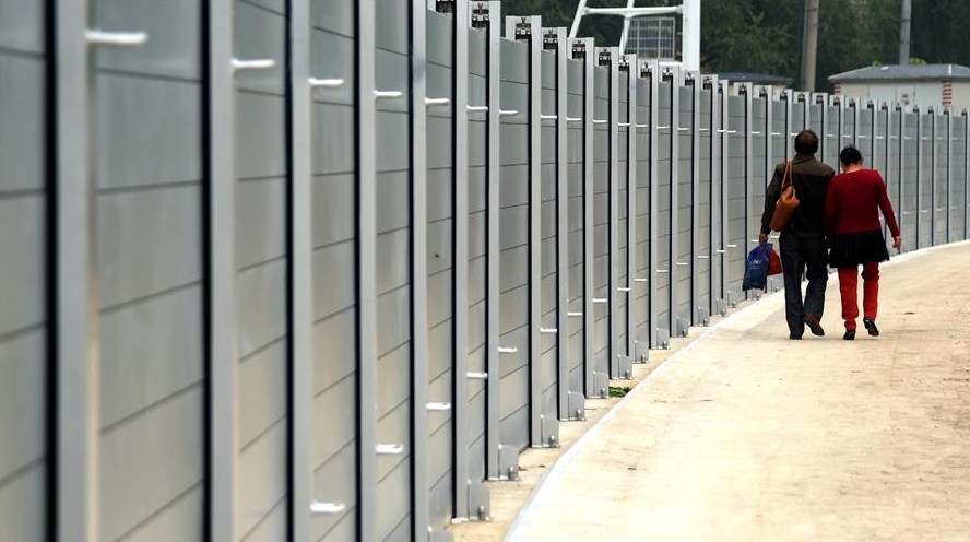 拼装式防洪墙在武汉投入使用